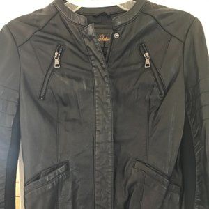 Leather bomber Jacket